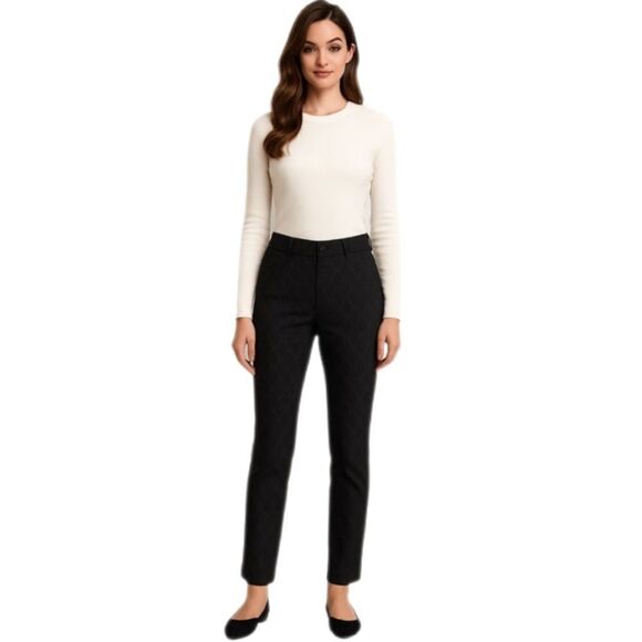 Nautica Black Print pants, 10 - Picture 1 of 7